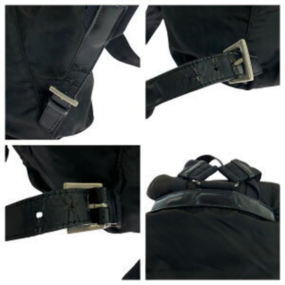 Prada Tessuto Triangular Black Backpack Nylon - image 5